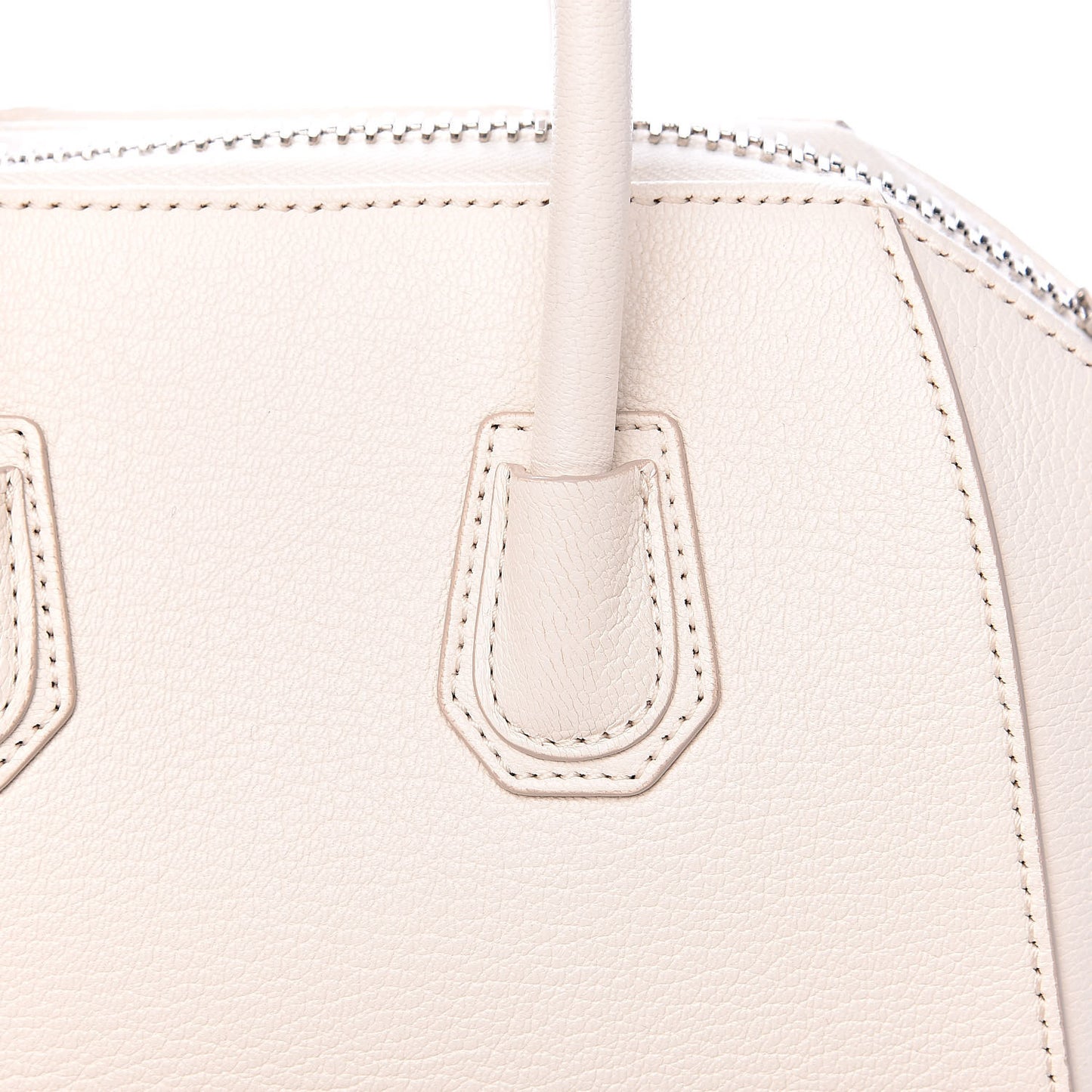 Sugar Goatskin Mini Antigona White
