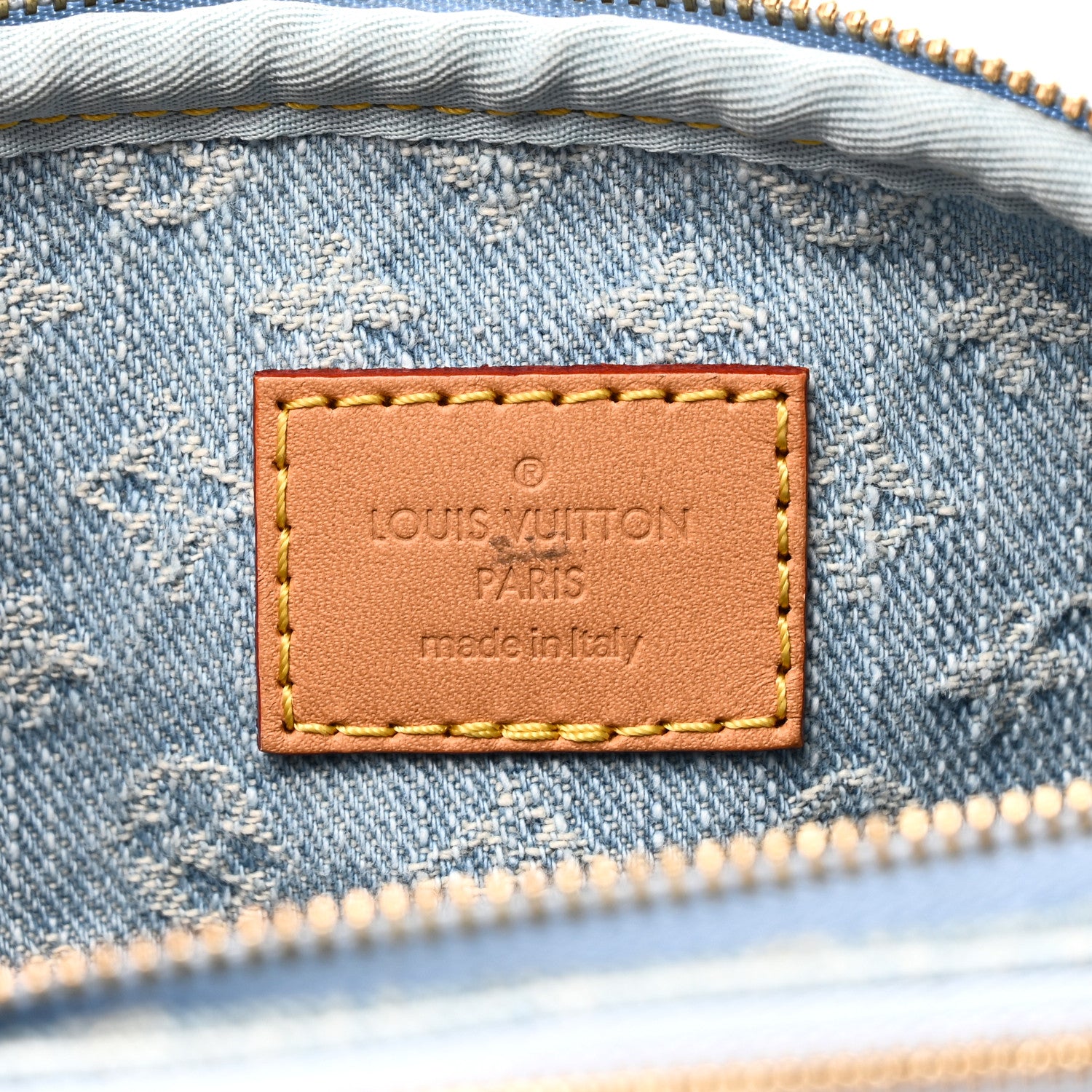 Louis Vuitton Monogram Denim Mini Bumbag Sky Blue 5 of 10