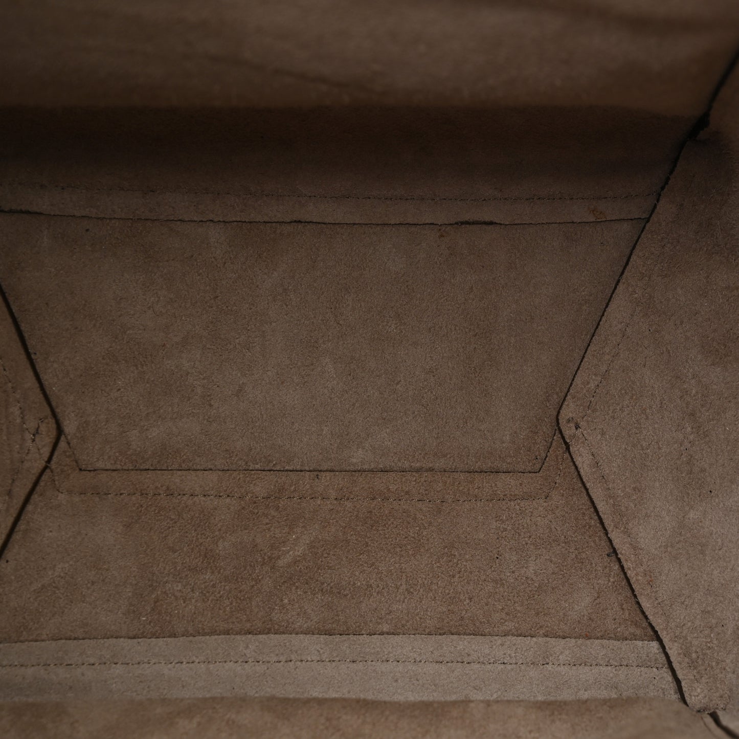 Soft Grained Calfskin Sangle Bucket Bag Taupe