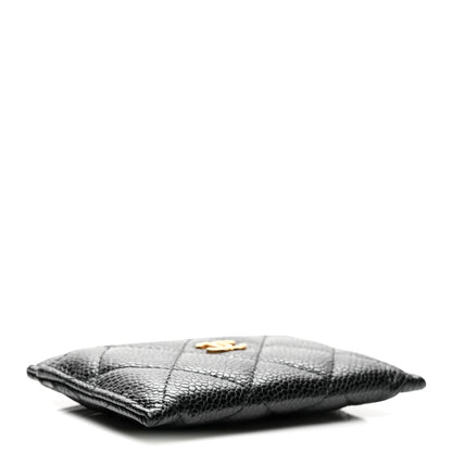 Chanel Caviar Quilted Card Holder Black 4 of 9