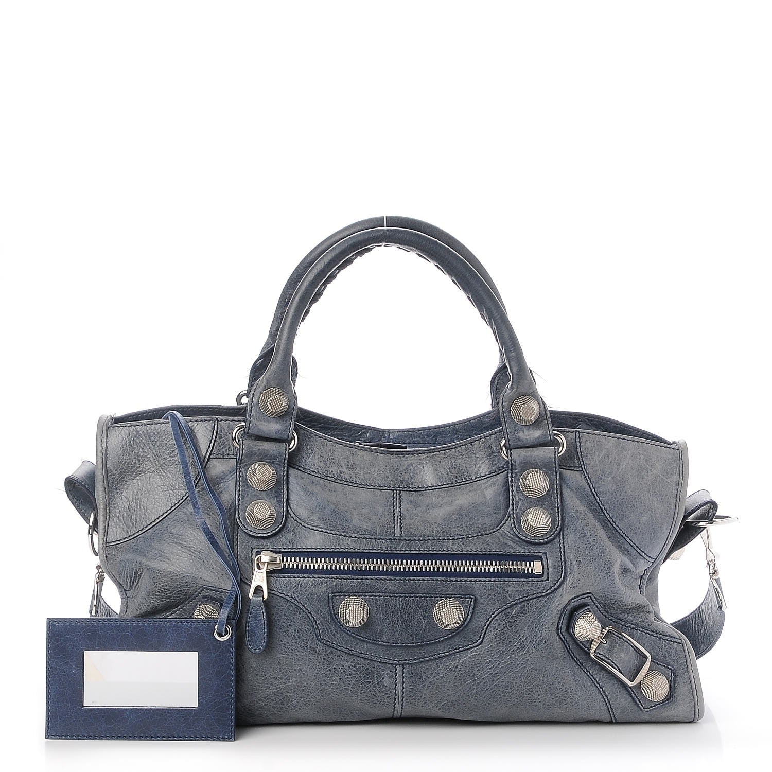 Balenciaga Agneau Giant 21 Silver Hardware Part Time Bleu Roi 1 of 10