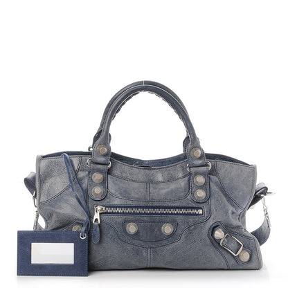 Balenciaga Agneau Giant 21 Silver Hardware Part Time Bleu Roi 1 of 10