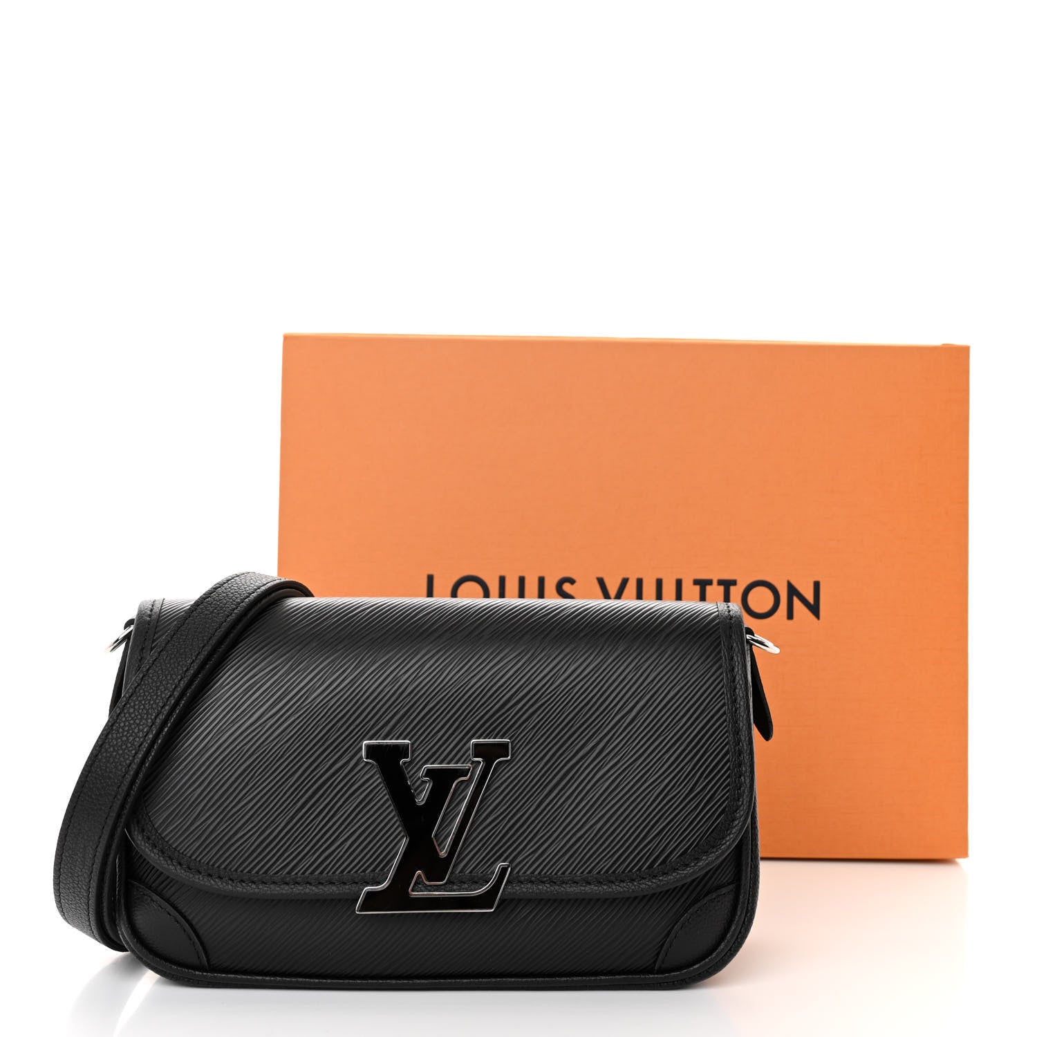 Louis Vuitton Epi Buci Crossbody Black 10 of 10