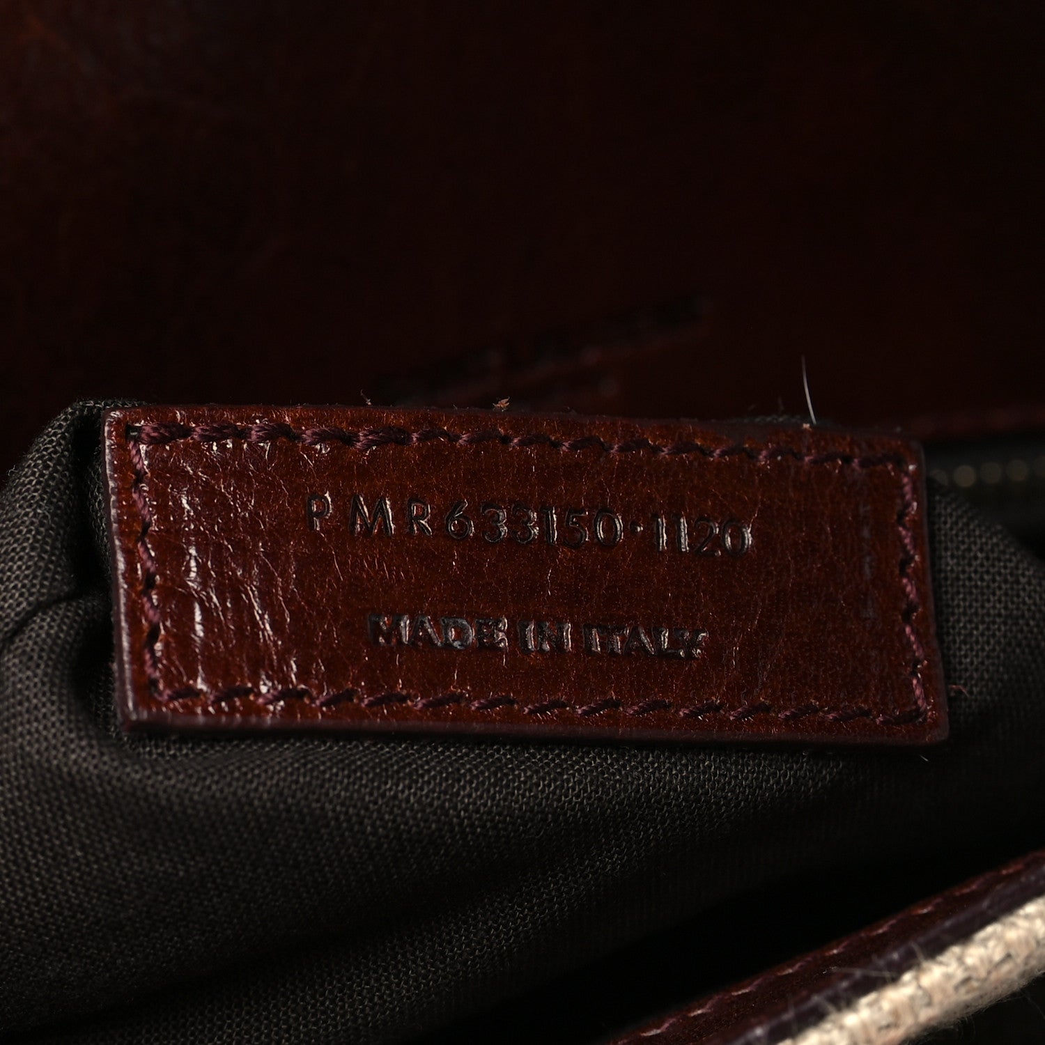 Saint Laurent Cotton Canvas Vintage Calfskin Monogram Medium Niki Chain Satchel Natural Chocolate 7 of 10