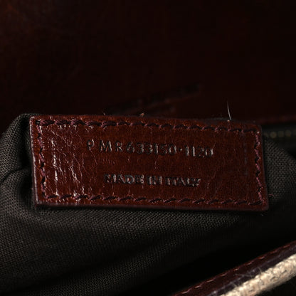 Saint Laurent Cotton Canvas Vintage Calfskin Monogram Medium Niki Chain Satchel Natural Chocolate 7 of 10