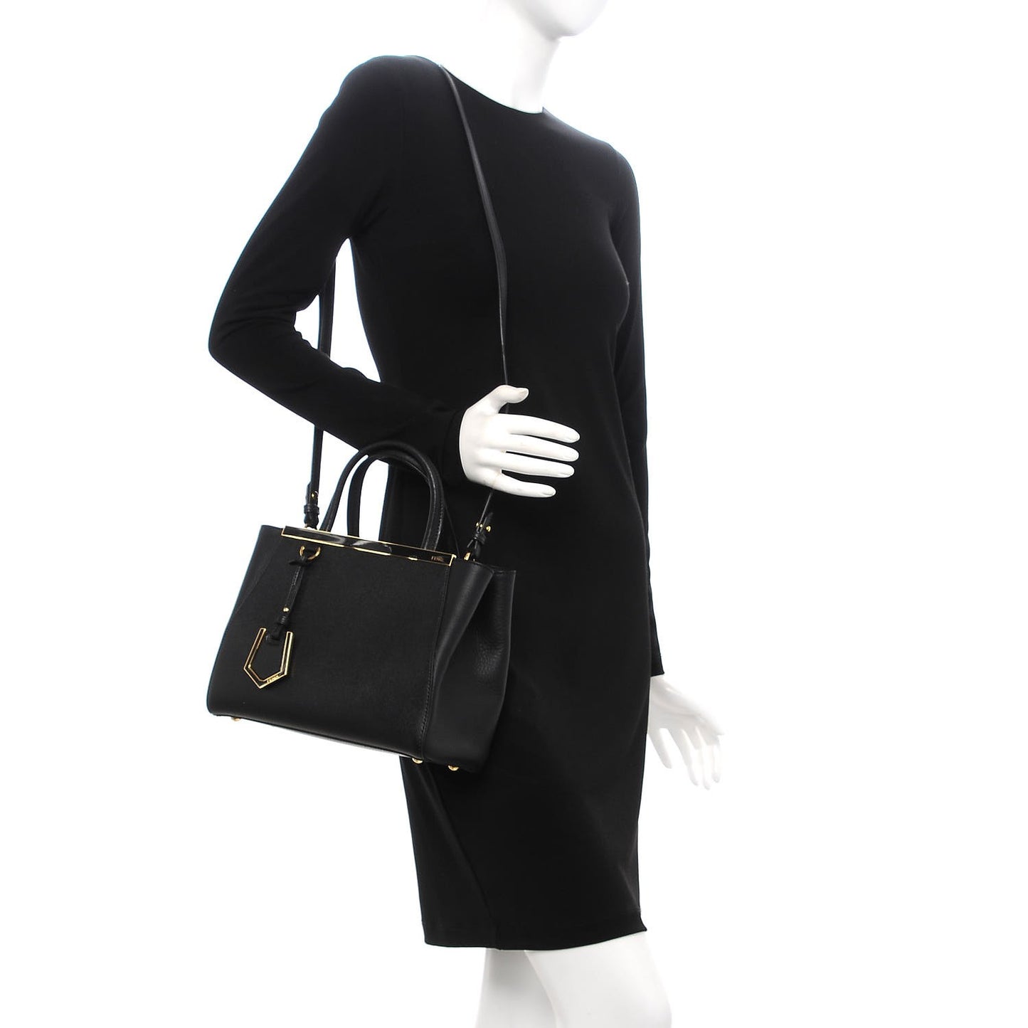 Vitello Elite Petite 2Jours Tote Black