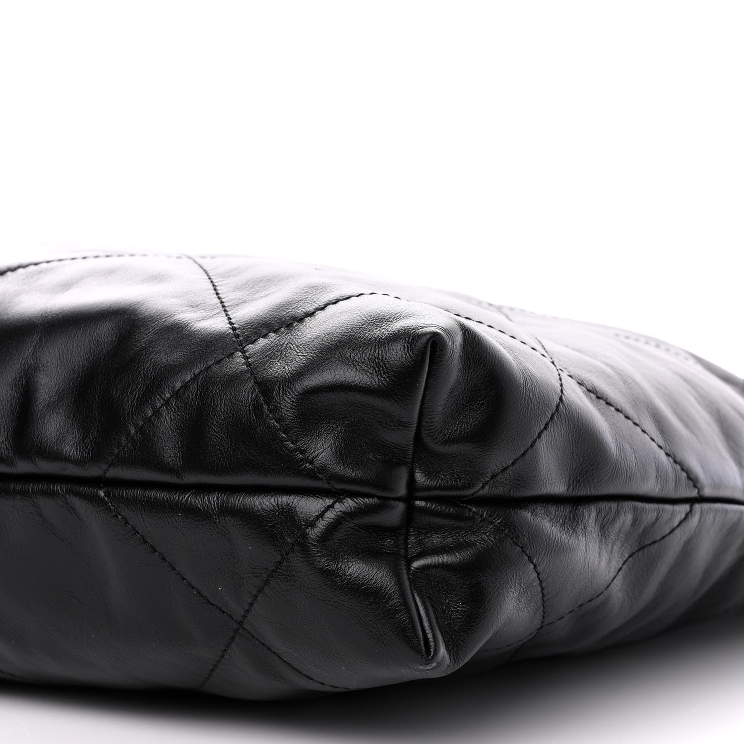 Chanel Shiny Calfskin Quilted Small Chanel 22 Black 11 of 11