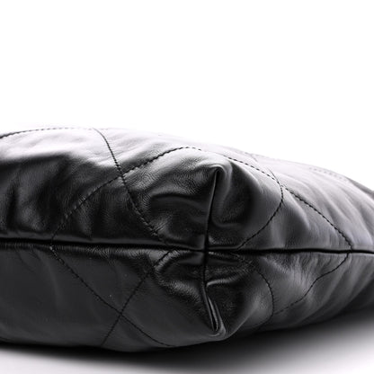 Chanel Shiny Calfskin Quilted Small Chanel 22 Black 11 of 11