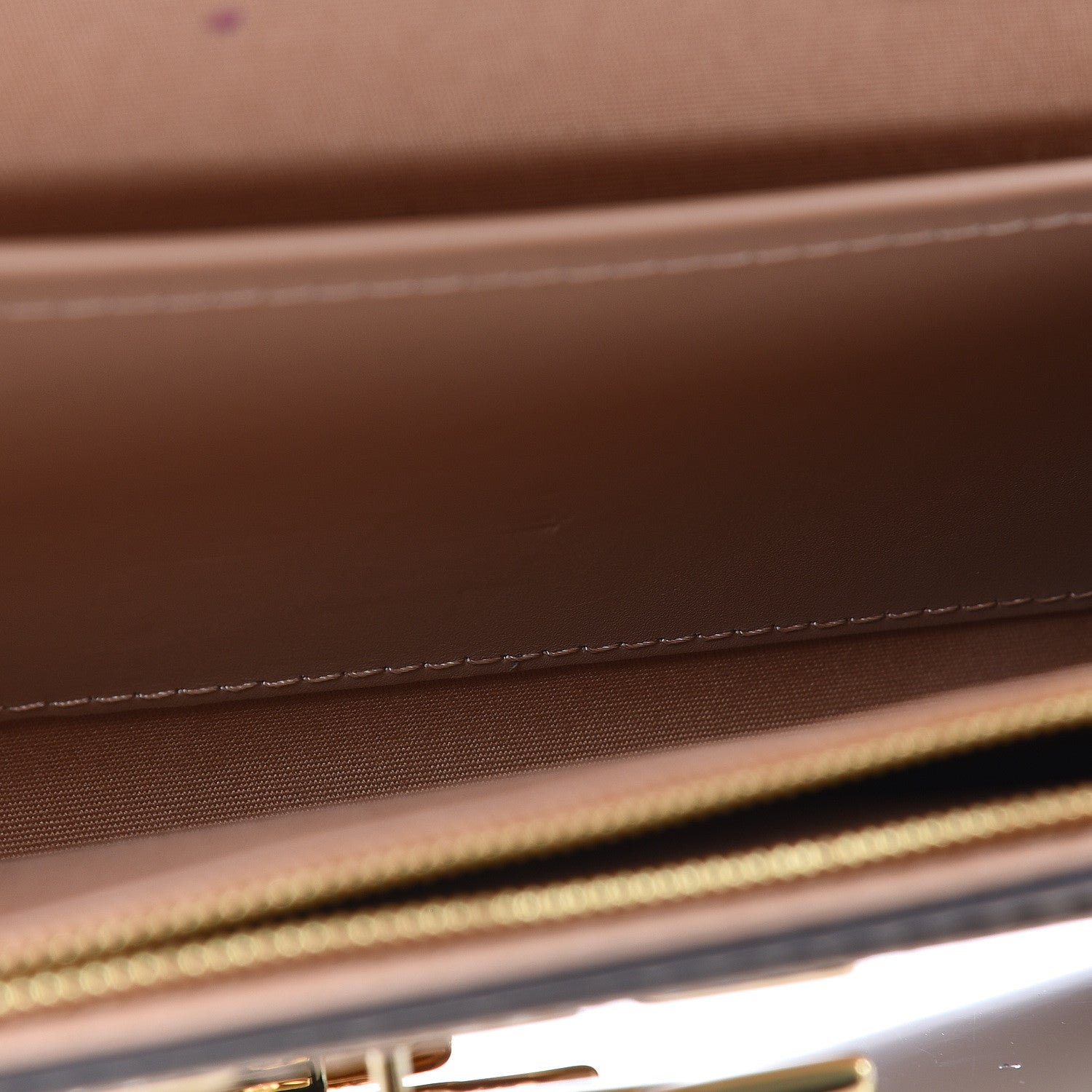 Louis Vuitton Patent Louise Clutch Nude 7 of 12