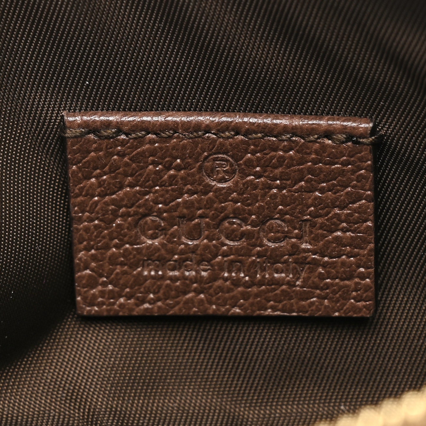 GG Supreme Monogram Web Ophidia Dome Key Pouch Beige New Acero