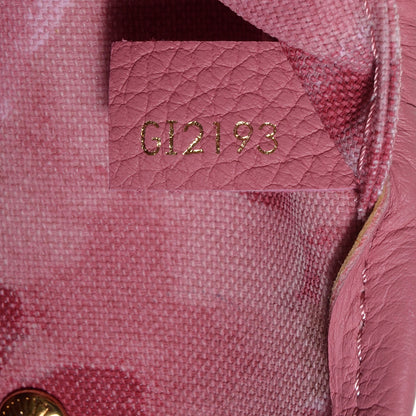 Louis Vuitton Monogram Articles de Voyage Ikat Neverfull MM Rose Velours 7 of 7