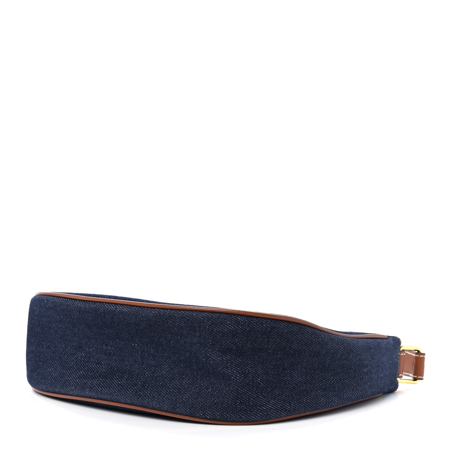 Denim Ava Shoulder Bag Navy Tan