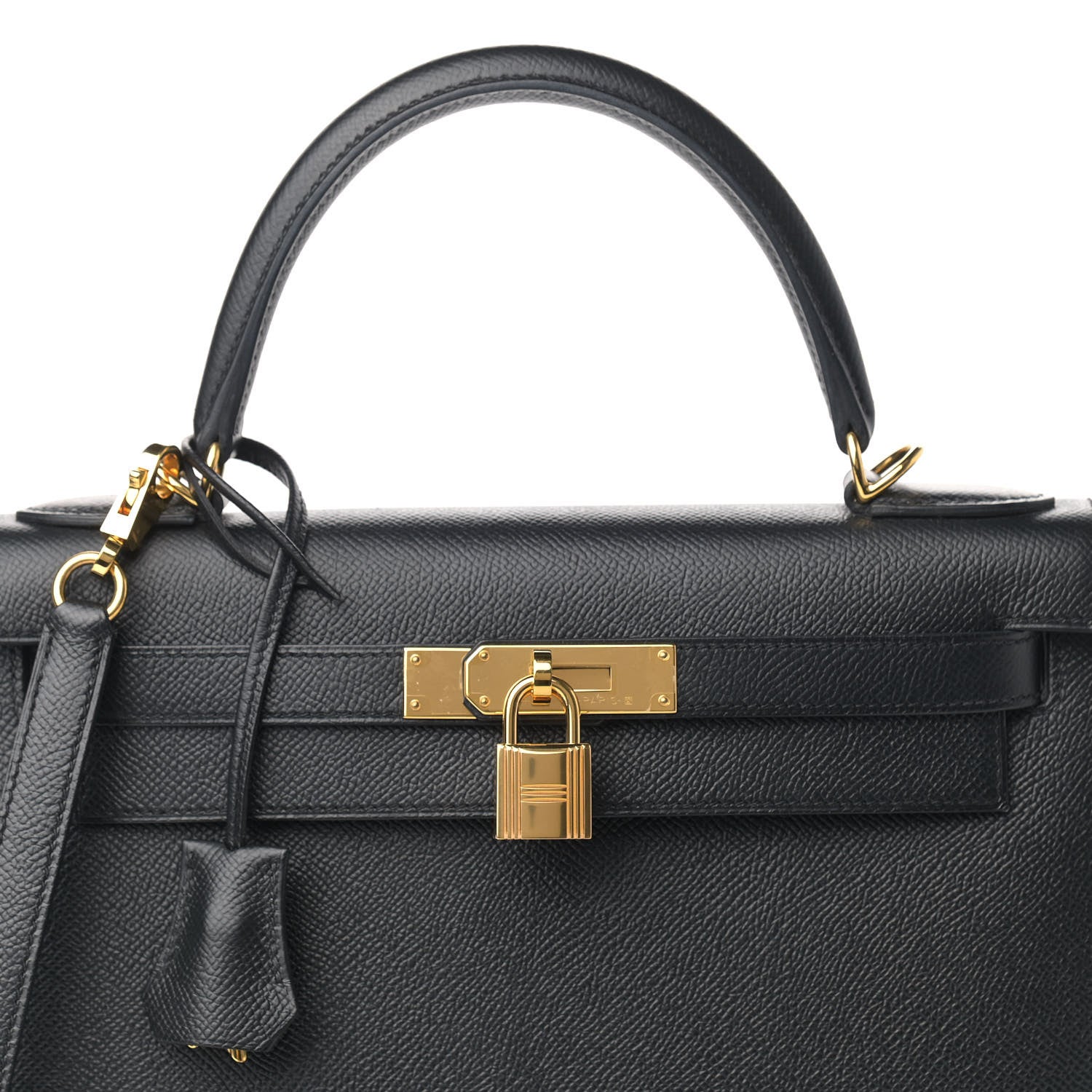 Hermes Epsom Kelly Sellier 28 Black 8 of 13