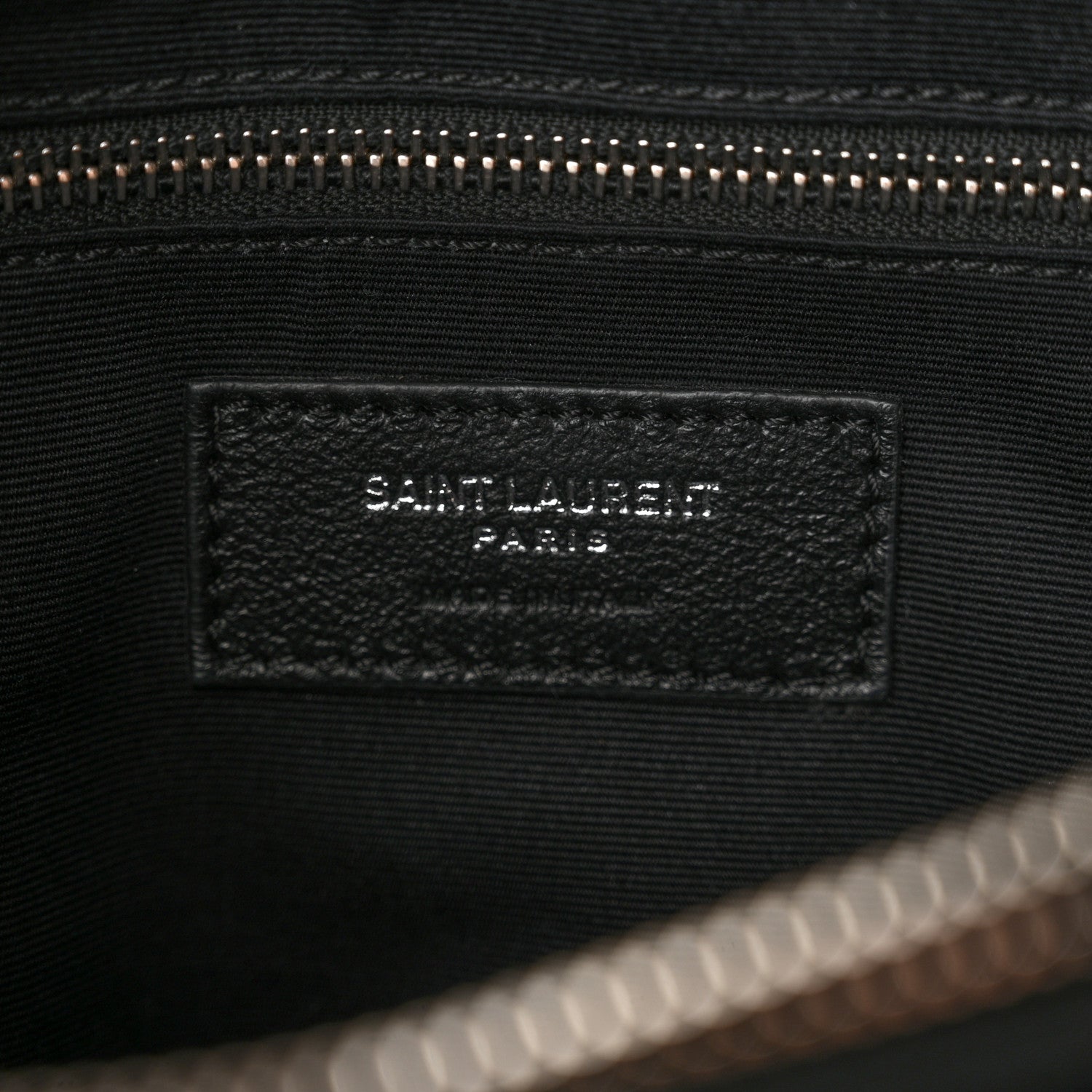 Saint Laurent Calfskin Y Quilted Monogram Medium Loulou Chain Satchel Black 7 of 14