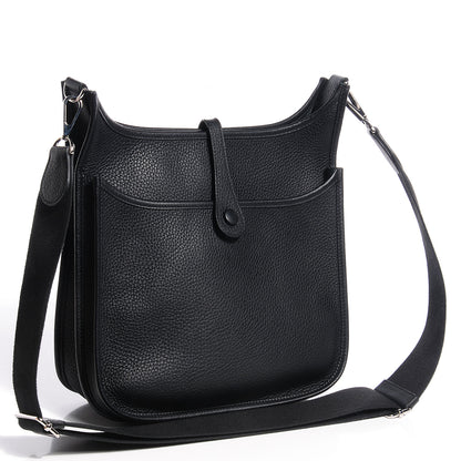 Hermes Taurillon Clemence Evelyne III PM Black 3 of 16