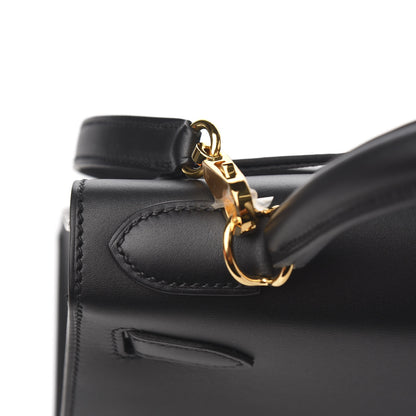 Hermes Sombrero Kelly Sellier 28 Black 35 of 36