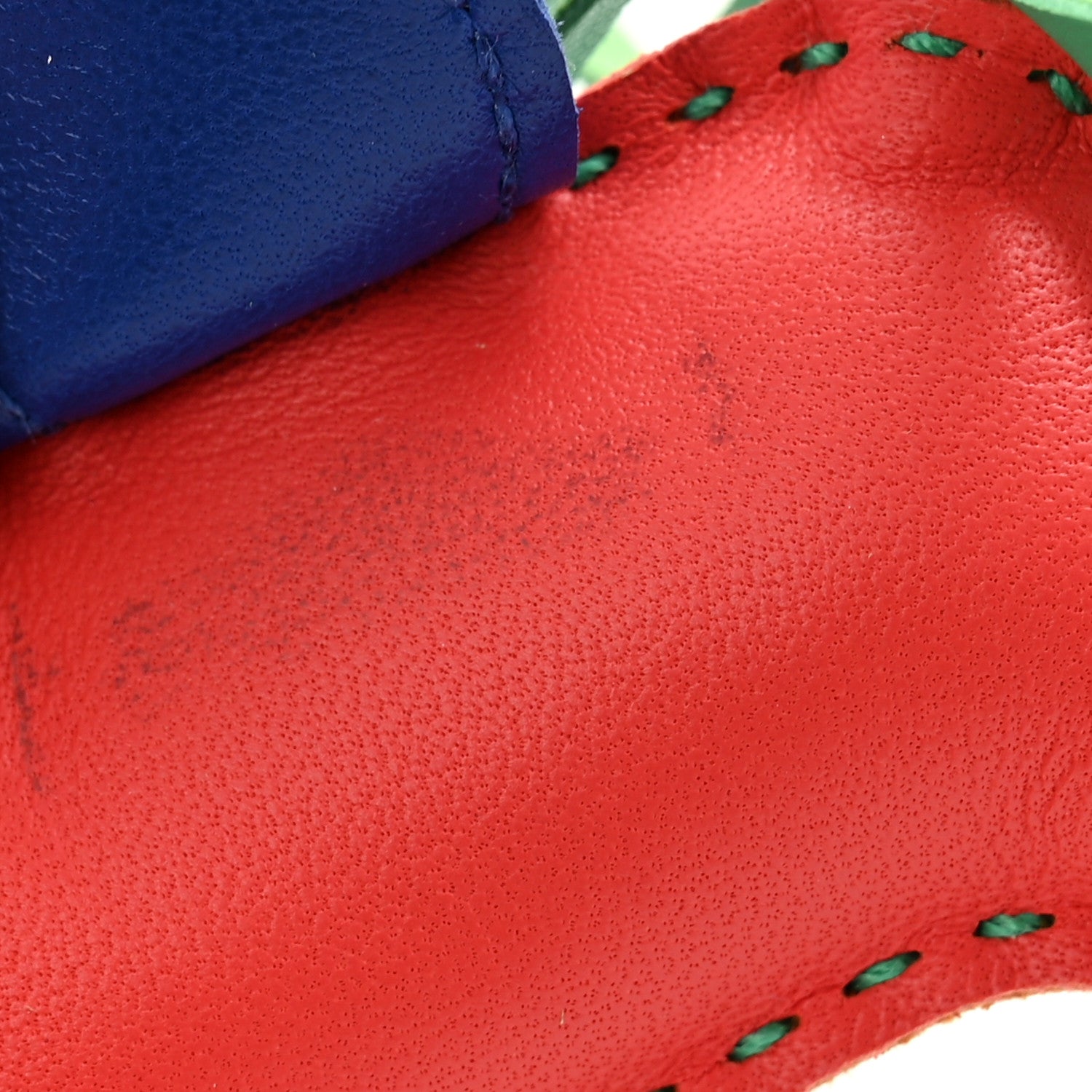 Hermes Milo Lambskin Grigri Rodeo Reversible Horse Bag Charm PM Rose Jaipur Bleu Aztec Menthe Anemone 4 of 5