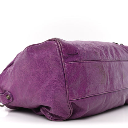 Balenciaga Agneau Classic Hardware Boston Ultraviolet 9 of 10
