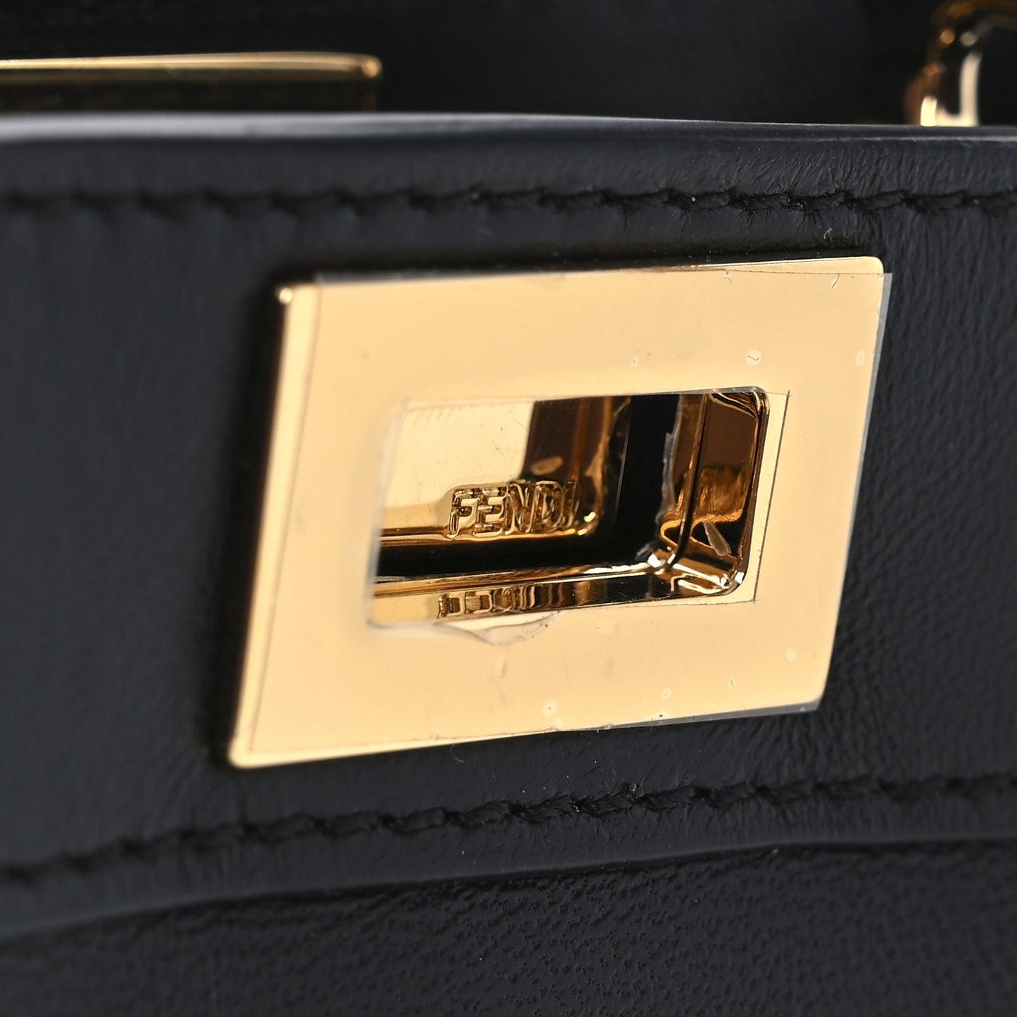 Nappa Nano Peekaboo Satchel Black