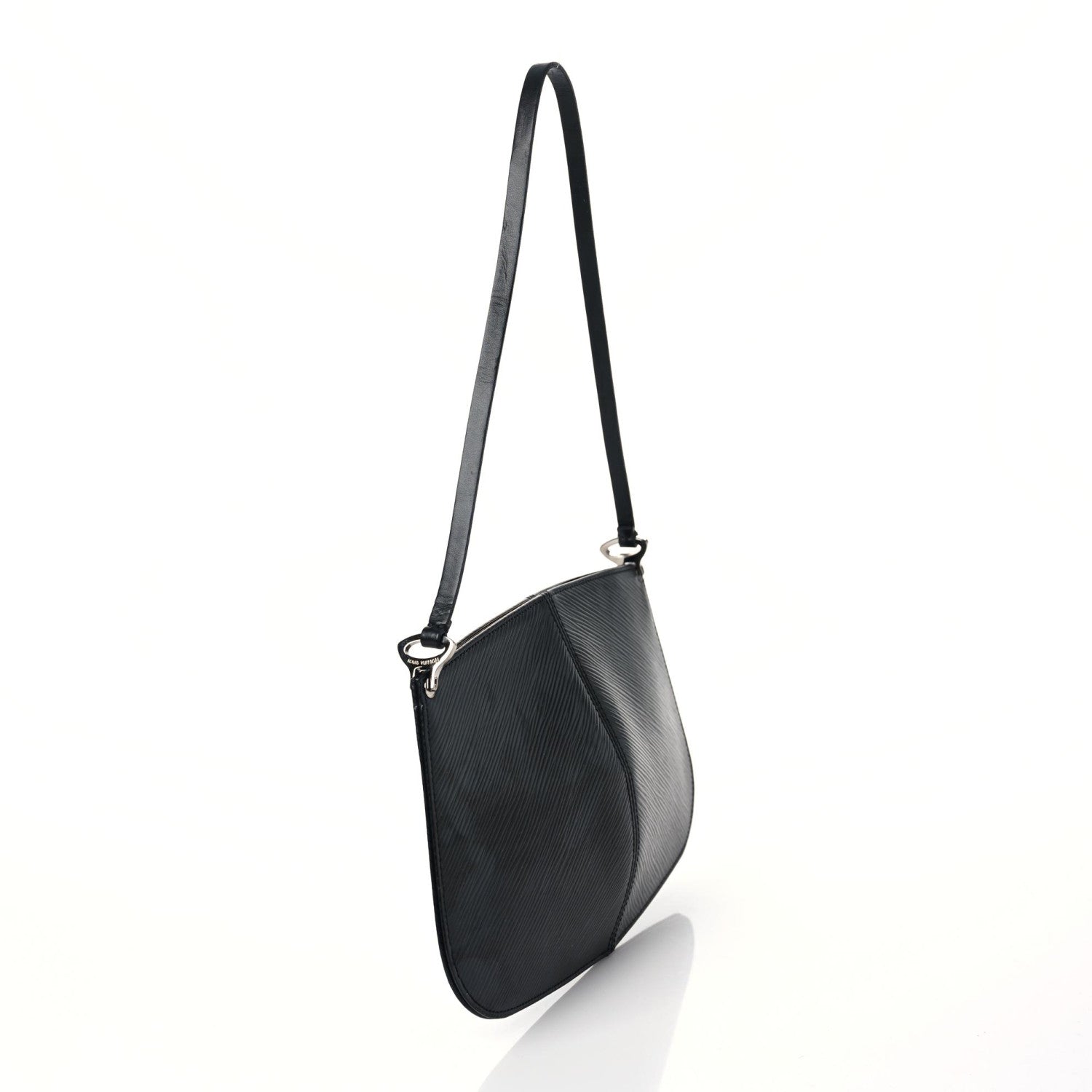 Louis Vuitton Epi Demi Lune Pochette Black 3 of 8