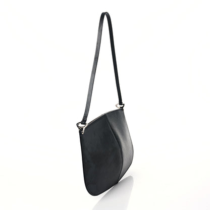 Louis Vuitton Epi Demi Lune Pochette Black 3 of 8