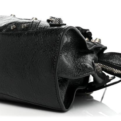 Balenciaga Agneau Arena Neo Cagole Handbag XS Black 7 of 7