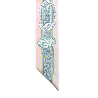 Hermes Silk Bride De Cour Twilly Rose Pale Ciel 4 of 4