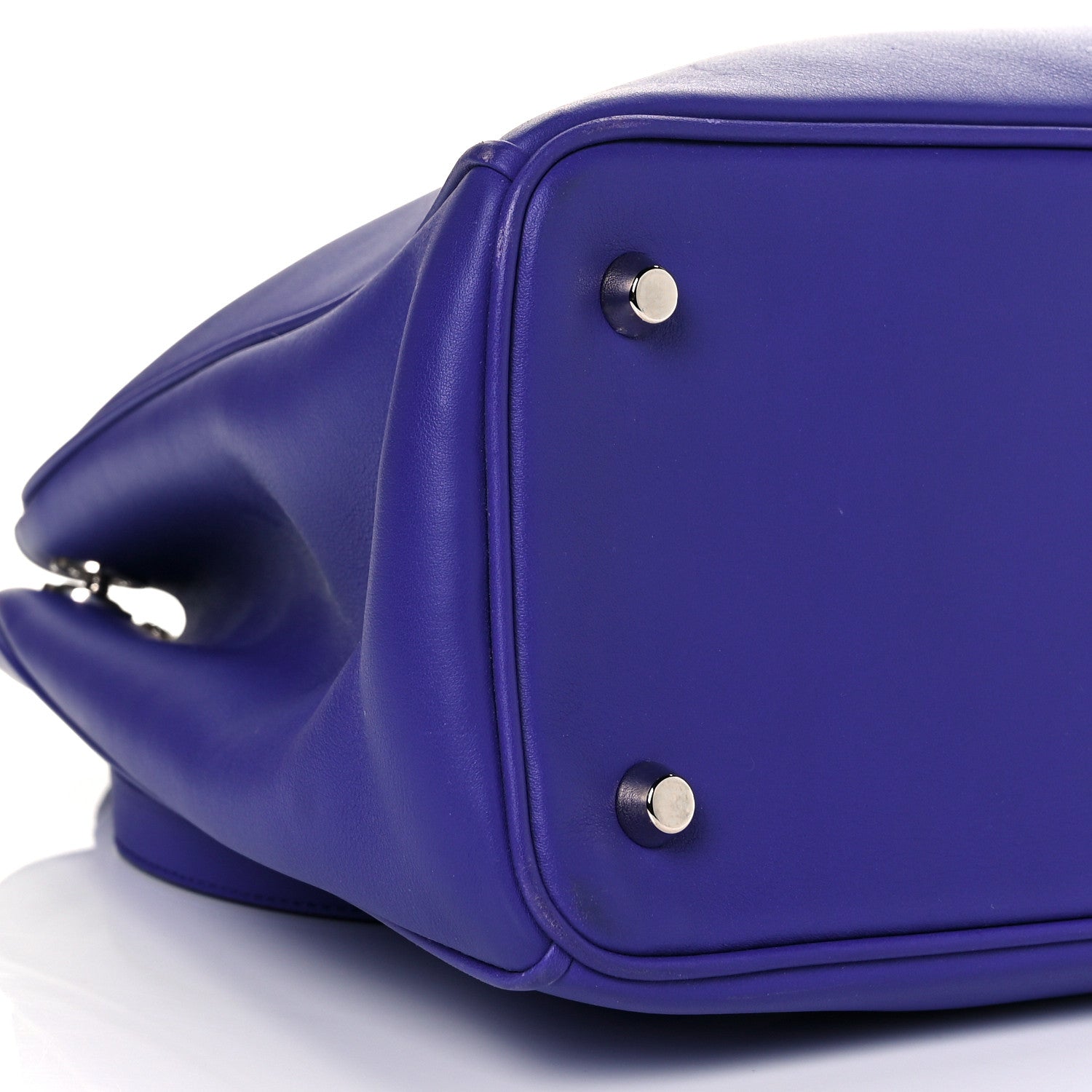 Christian Dior Smooth Calfskin Large Diorissimo Tote Blue Sapphire 6 of 8