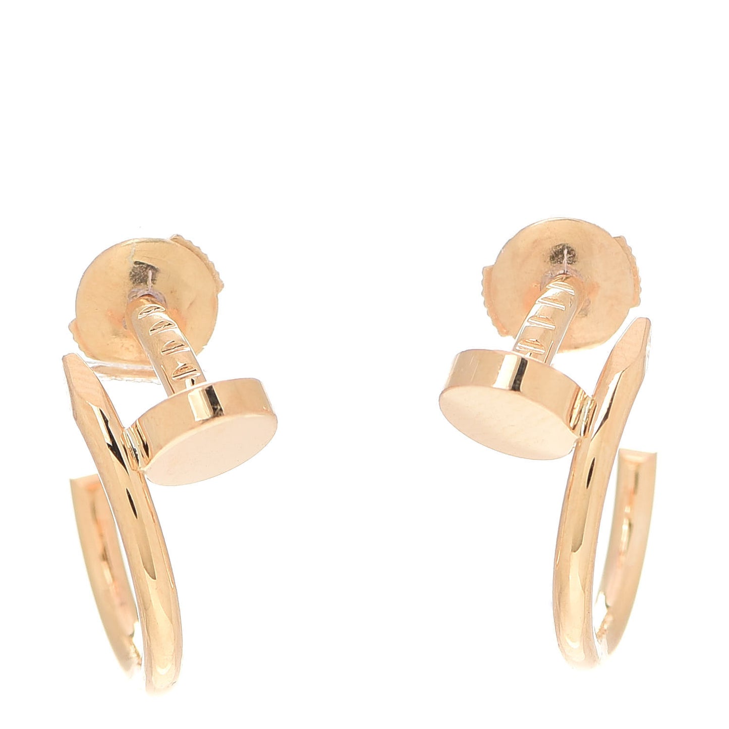 18K Yellow Gold Juste Un Clou Hoop Earrings
