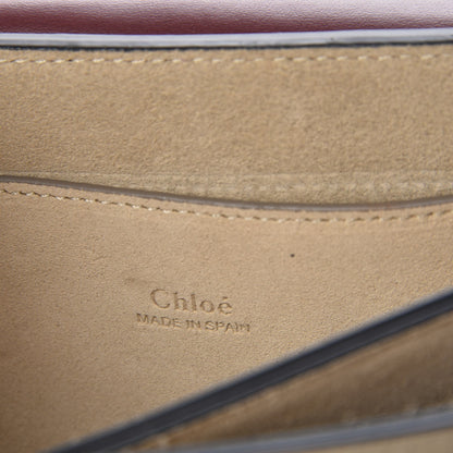Chloe Suede Calfskin Small Faye Shoulder Bag Intense Violine 7 of 15