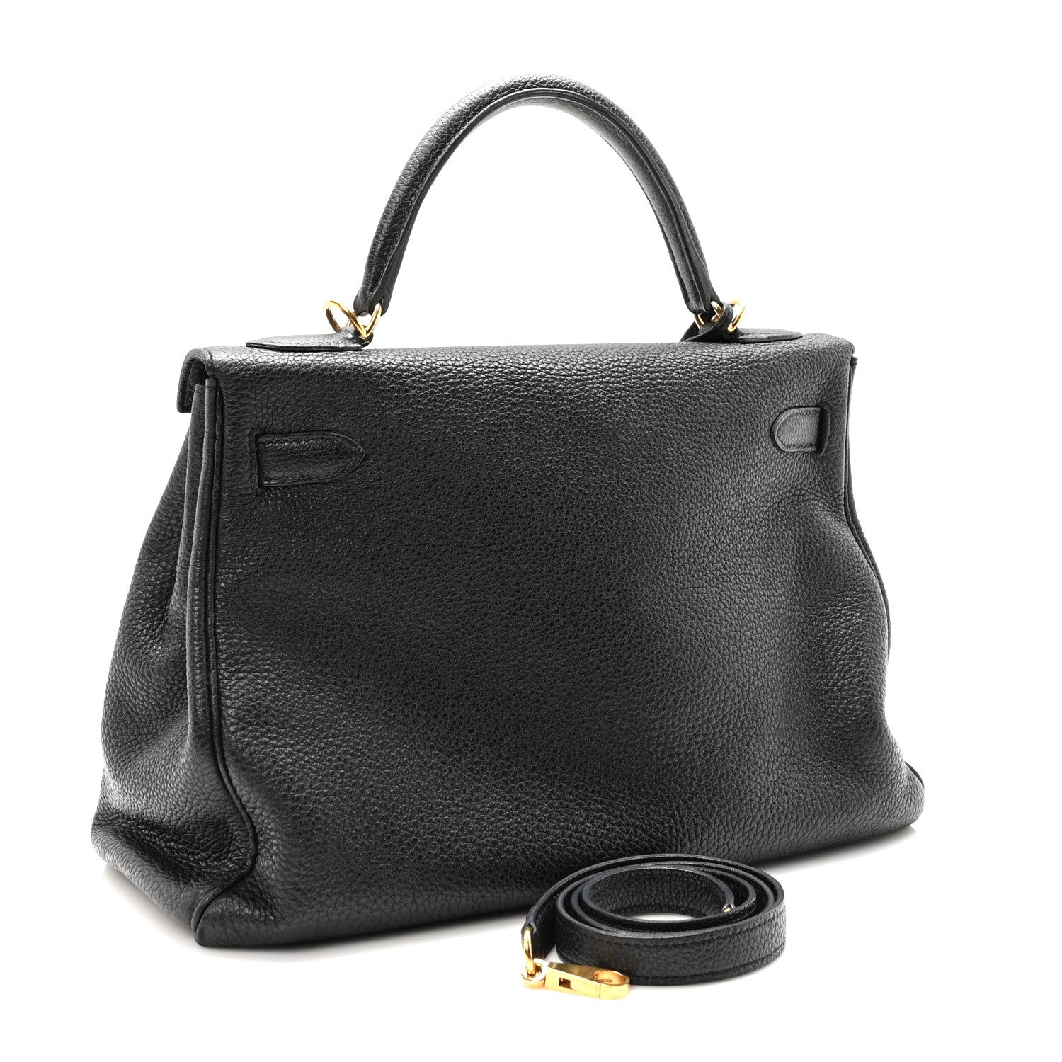 Hermes Togo Kelly Retourne 32 Black 3 of 10