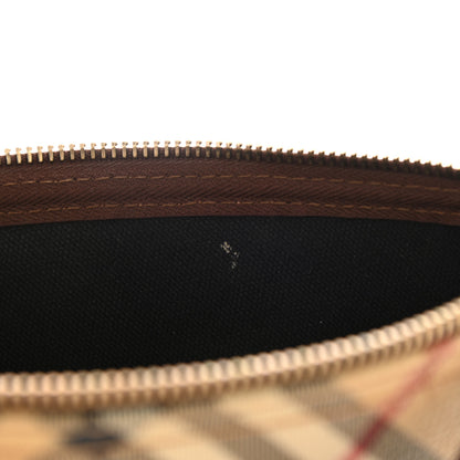 Burberry Haymarket Check Pochette Tan 9 of 11