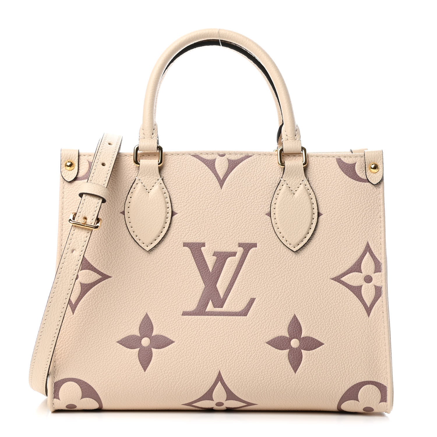 Louis Vuitton Empreinte Monogram Giant Onthego PM Creme Bois De Rose 1 of 4