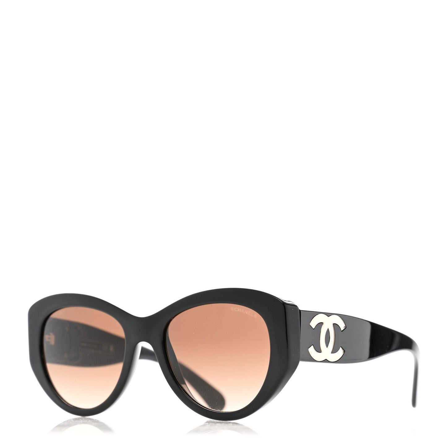 Acetate Butterfly Large CC Sunglasses 5492 Black