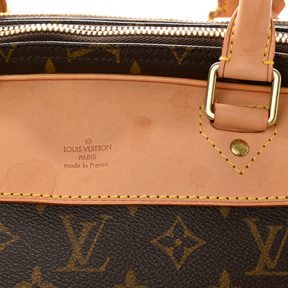 Louis Vuitton Monogram Alize 2 Compartment Luggage Travel Bag 17 of 39