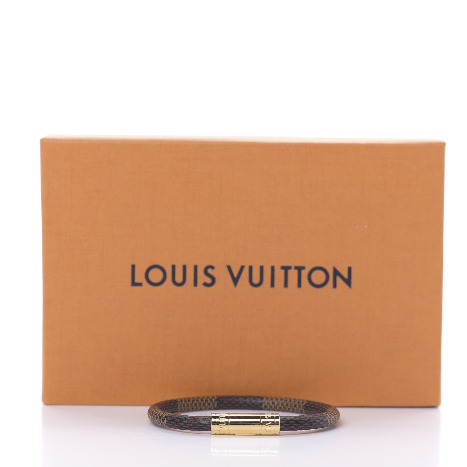 Louis Vuitton Damier Ebene Keep It Bracelet 17 6 of 6
