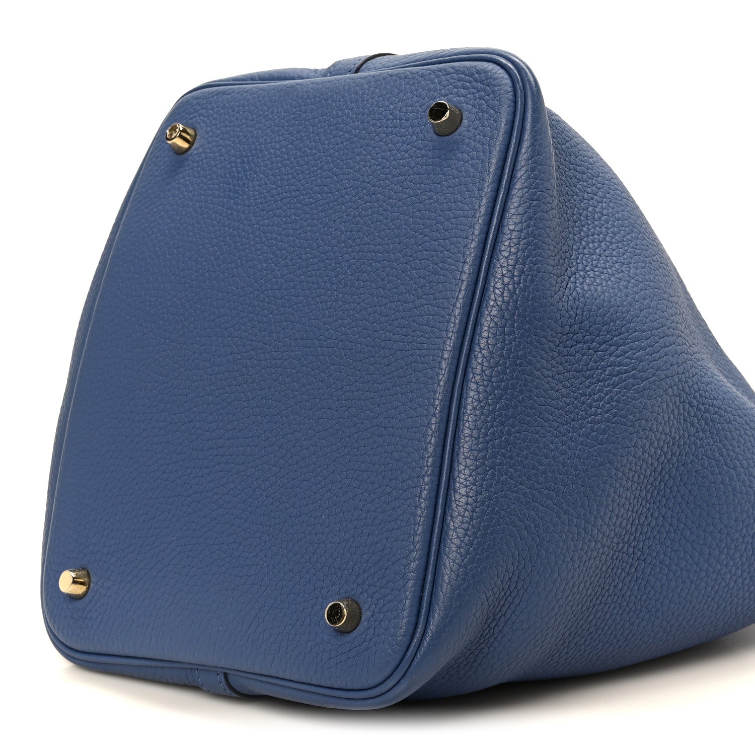 Hermes Taurillon Clemence Picotin Lock 22 MM Bleu Brighton 10 of 10
