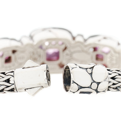 John Hardy Sterling Silver Pink Topaz Batu Kali Bracelet 4 of 4
