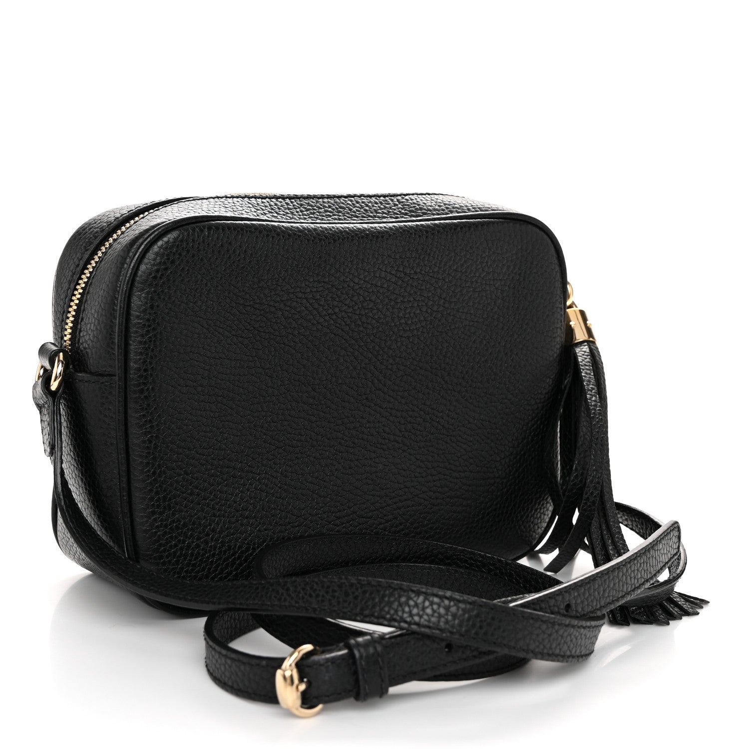 Gucci Pebbled Calfskin Small Soho Disco Bag Black 3 of 9
