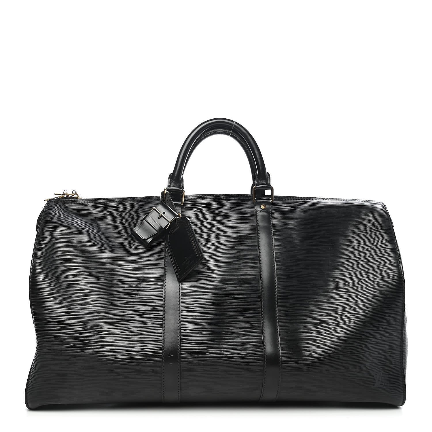 Louis Vuitton Epi Keepall 50 Black 1 of 8