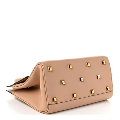 Salvatore Ferragamo Calfskin Medium Studio Bag Daino 4 of 9
