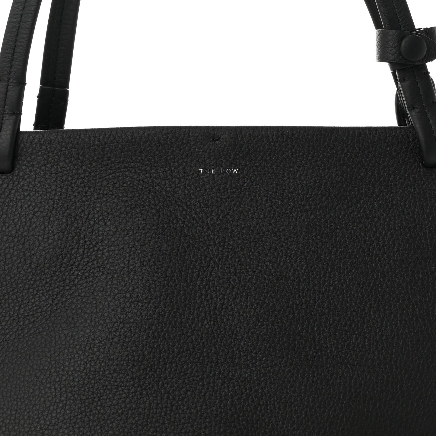 Grained Calfskin Park Tote Three Black