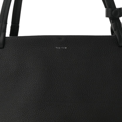 The Row Grained Calfskin Park Tote Three Black 8 of 10