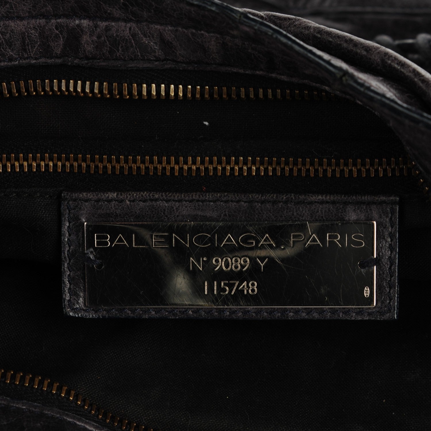 Balenciaga Chevre Classic Hardware City Encre 6 of 7