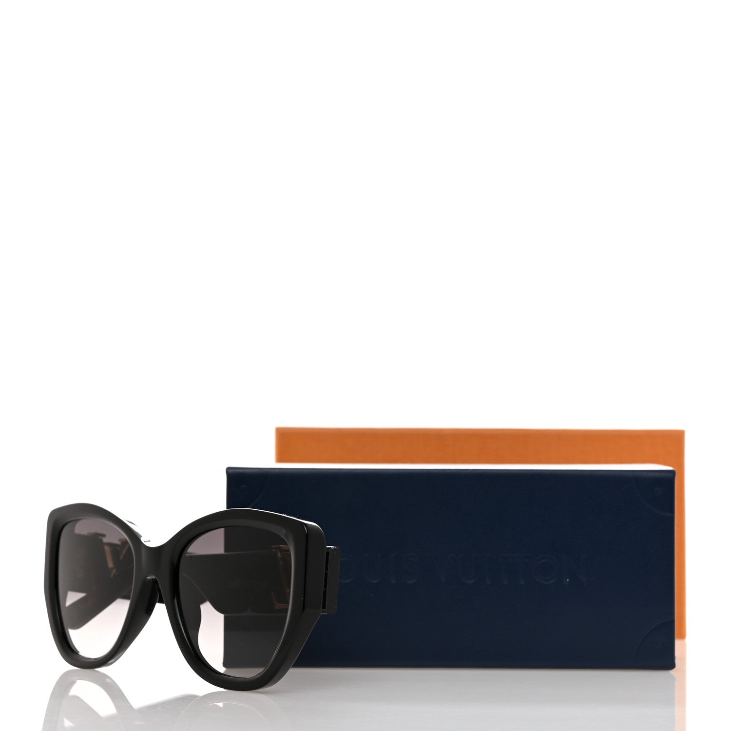 Louis Vuitton LV Icon Cat Eye Sunglasses Black 1496835 – FASHIONPHILE