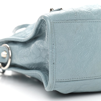 Balenciaga Agneau Classic Silver Hardware S City Bleu Gris 9 of 10