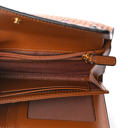 MCM Visetos New Year Series Rooster Three-Fold Flap Wallet Cognac 6 of 9