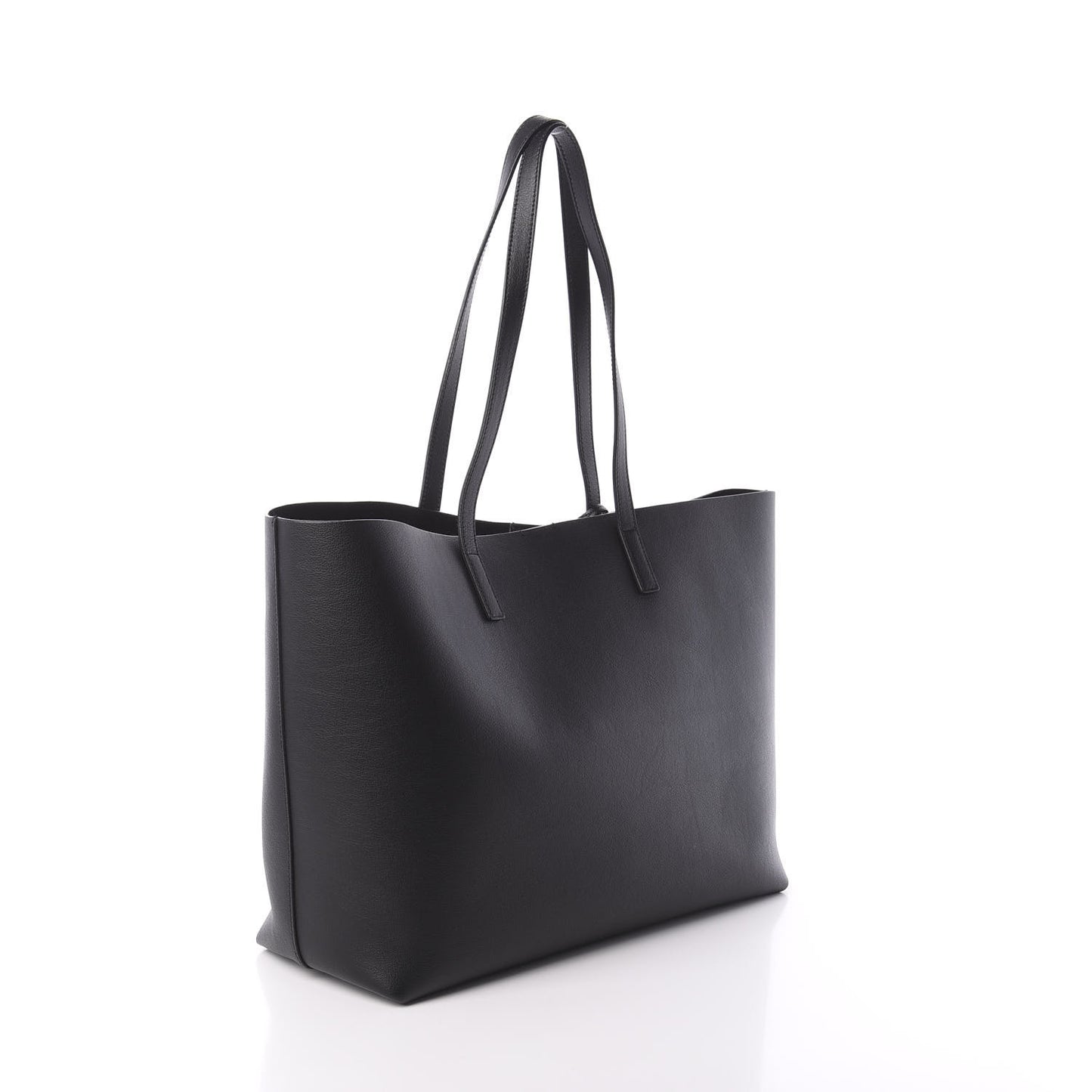 Calfskin Large Shopping Tote Black