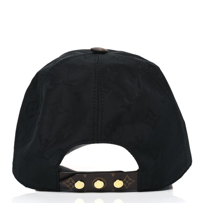 Louis Vuitton Polyester Silk Monogram LV Get Ready Cap M Black 2 of 4