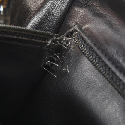 Chanel Lambskin Quilted Shoulder Bag Black 9 of 9